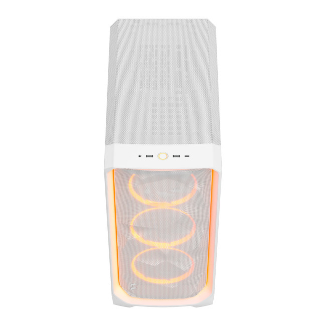 Fractal Design Meshify 3 Ambience Pro RGB Mid Tower Gaming PC Case - White