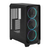 Fractal Design Meshify 3 Mid Tower Gaming PC Case - Black RGB TG Light Tint