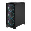 Fractal Design Meshify 3 Mid Tower Gaming PC Case - Black RGB TG Light Tint