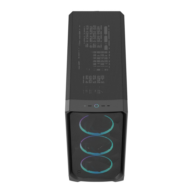 Fractal Design Meshify 3 XL Full Tower Gaming PC Case - Black RGB TG Light Tint