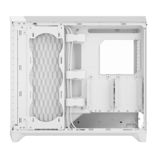 Fractal Design Meshify 3 XL Full Tower Gaming PC Case - White RGB TG Clear Tint