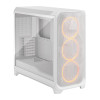 Fractal Design Meshify 3 XL Full Tower Gaming PC Case - White RGB TG Clear Tint