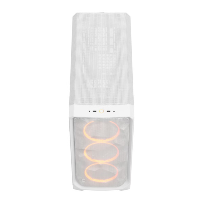 Fractal Design Meshify 3 XL Full Tower Gaming PC Case - White RGB TG Clear Tint