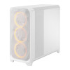 Fractal Design Meshify 3 XL Full Tower Gaming PC Case - White RGB TG Clear Tint