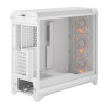 Fractal Design Meshify 3 XL Full Tower Gaming PC Case - White RGB TG Clear Tint