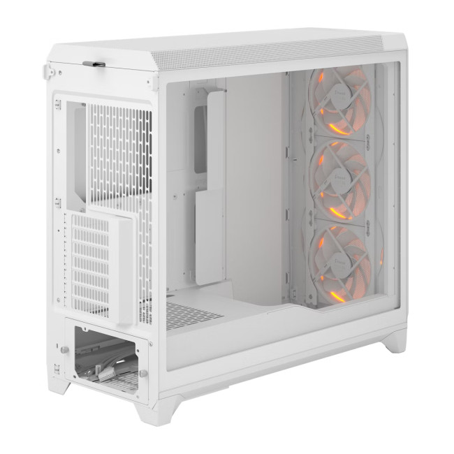 Fractal Design Meshify 3 XL Full Tower Gaming PC Case - White RGB TG Clear Tint
