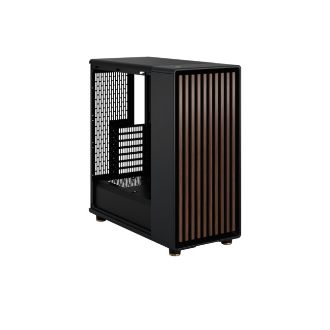 Fractal Design North Tempered Glass Mid Tower ATX PC Case - Charcoal Black