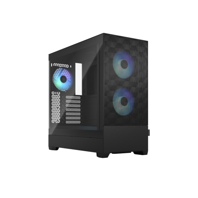 Fractal Design Pop Air RGB Tempered Glass Mid Tower ATX PC Case - Black
