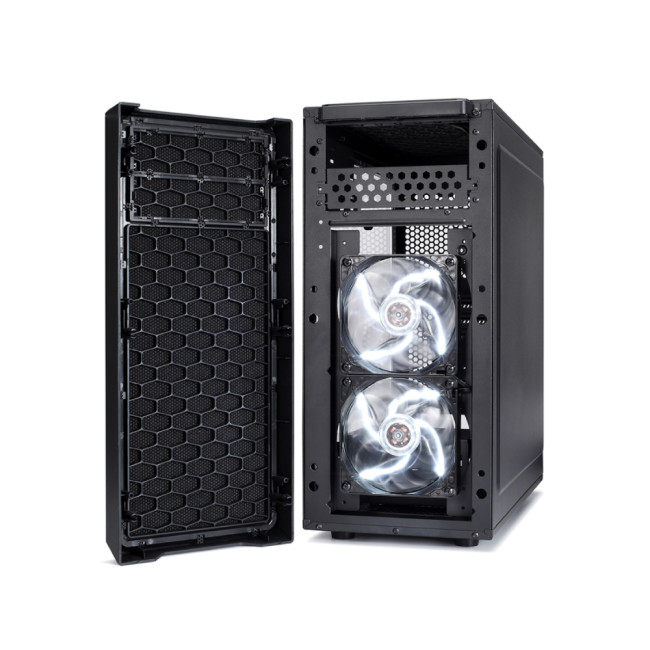 Fractal Design Focus G Black ATX Mid Tower White LED PC Case