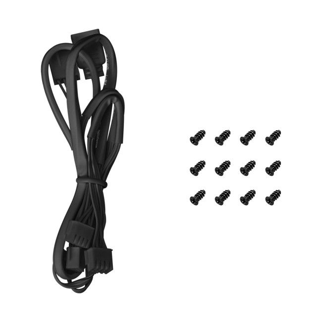 DeepCool FD12 120mm PWM PC Case Fan - Black 3 Pack