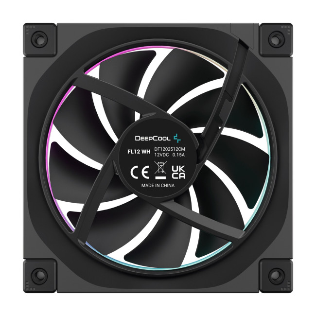 DeepCool FL12 120mm PWM PC Case Fan - Black