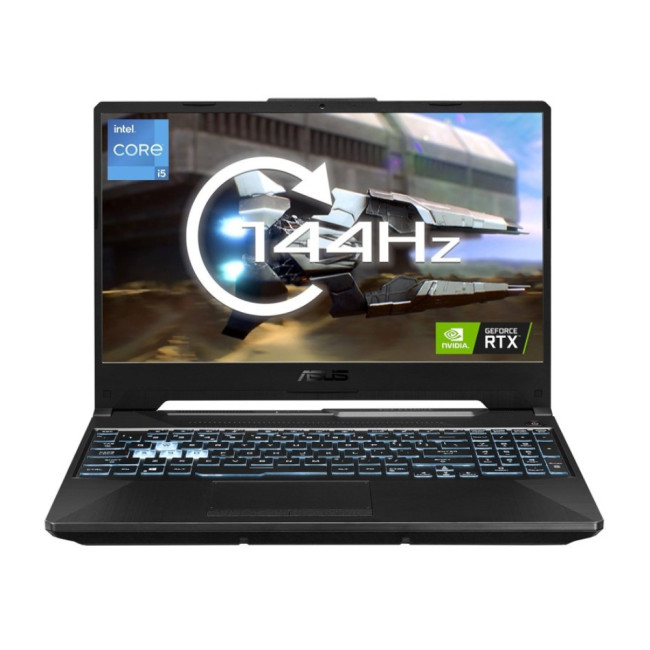 ASUS TUF Gaming F15 Laptop Intel Core i5-11400H 2.7 GHz 16GB DDR4 RAM 512GB M.2 SSD 15.6" FHD IPS NVIDIA GeForce RTX 3060 6GB GDDR6 Graphics Windows 11 Home - FX506HM-HN016W