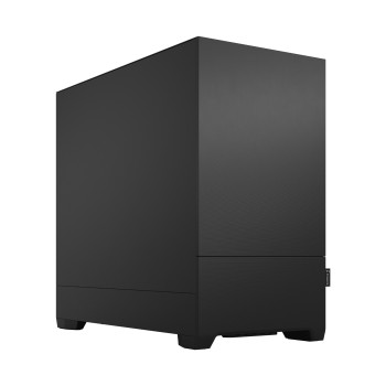 Fractal Design Pop Mini Silent Mini Tower Micro-ATX PC Case - Black Solid