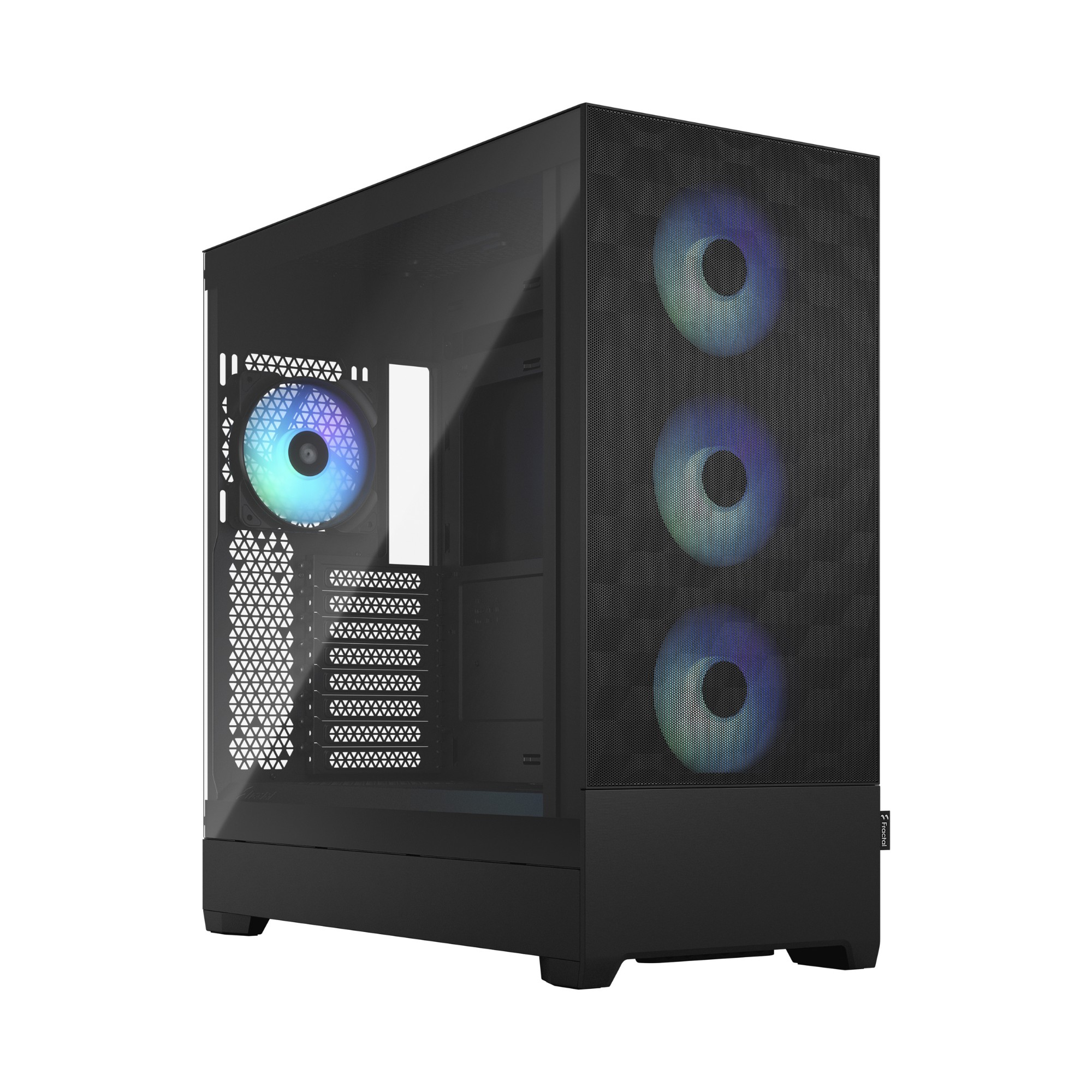Fractal Design Pop XL Air Tempered Glass Full Tower E-ATX PC Case - RGB Black TG Clear