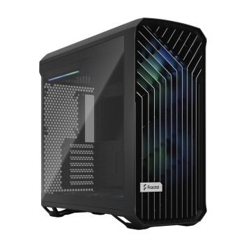 Fractal Design Torrent Tempered Glass Full Tower E-ATX PC Case - Black RGB TG Light Tint