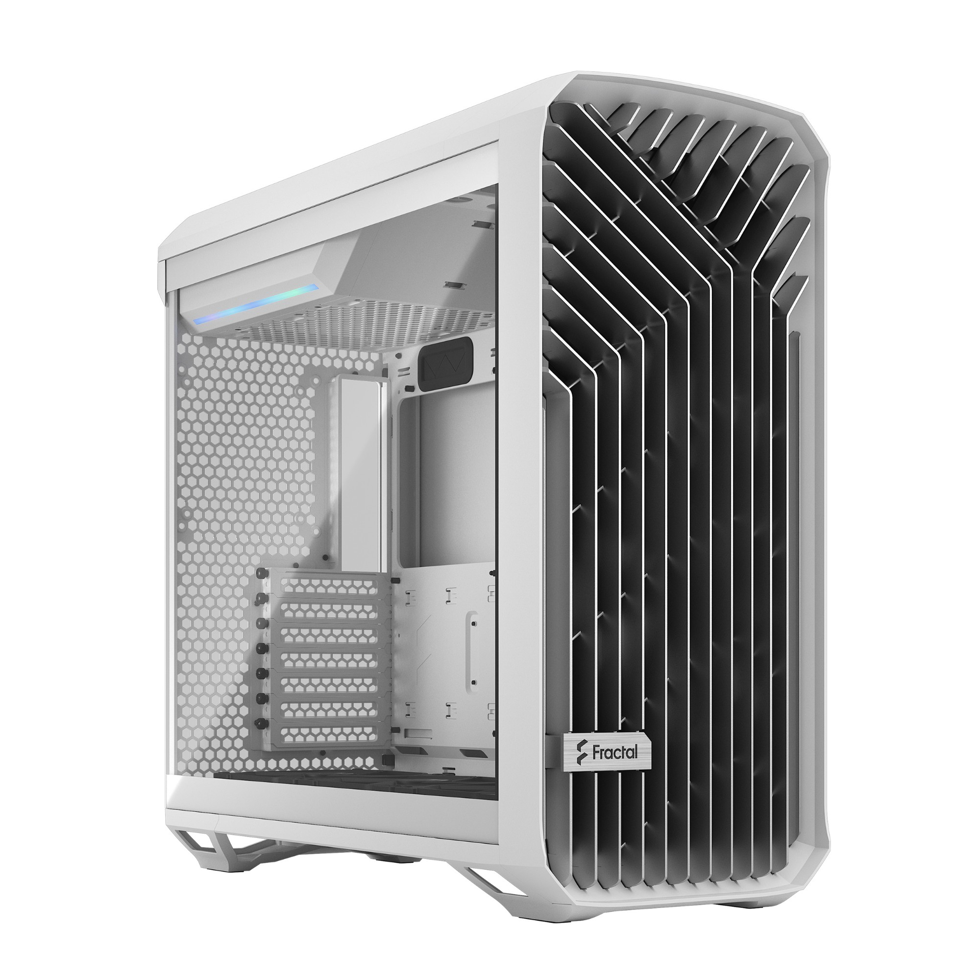 Fractal Design Torrent Tempered Glass Full Tower E-ATX PC Case - White TG Clear Tint