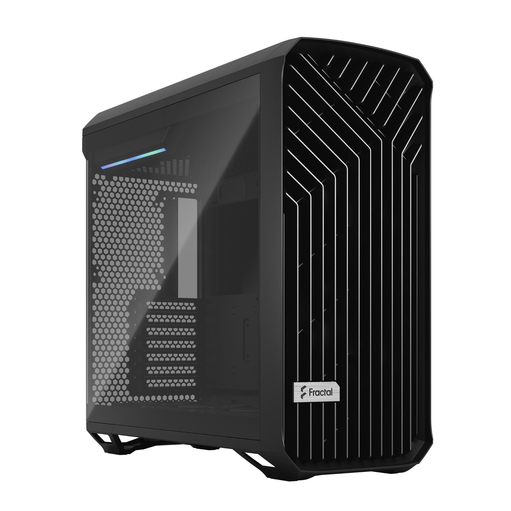 Fractal Design Torrent Tempered Glass Full Tower E-ATX PC Case - Black TG Light Tint