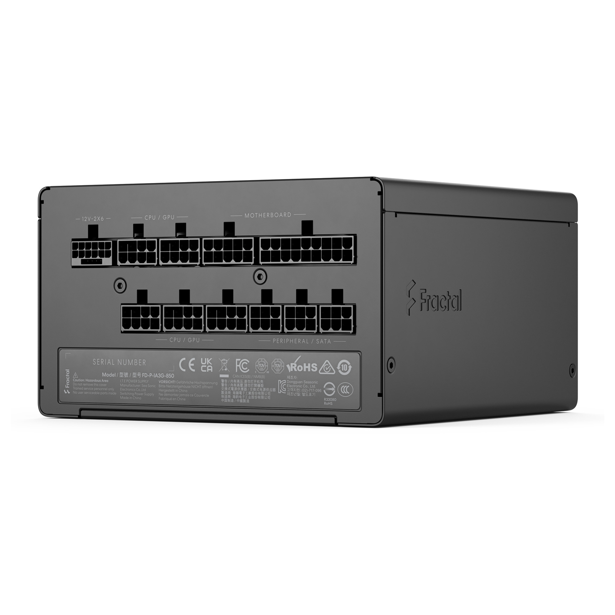 Fractal Design Black Ion 3 Gold 850W 80+ Gold Atx Psu Power Supply