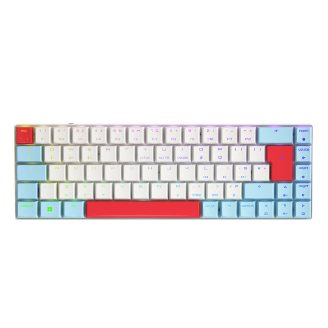 Cherry MX-LP 2.1 Compact Wired/Wireless Gaming Keyboard - White