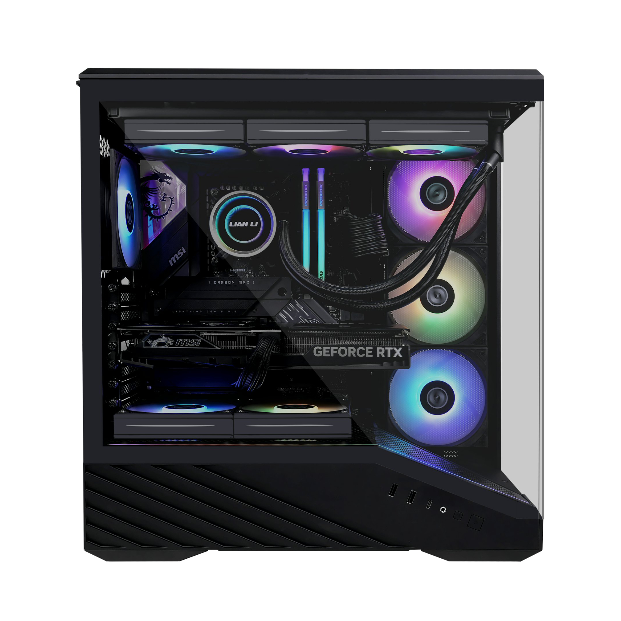 LIAN LI Vector V100 ATX Tempered Glass PC Case
