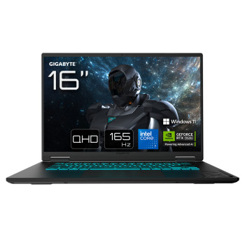 GIGABYTE GAMING A16 PRO DYH Intel Core 7 240H RTX 5080 32GB RAM 1TB SSD 16" 165Hz QHD Windows 11 Home Gaming Laptop