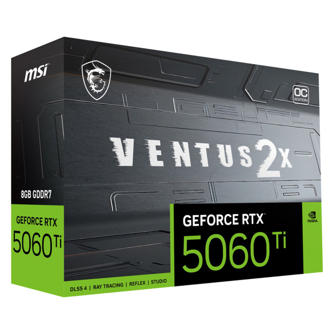 MSI GeForce RTX 5060 Ti VENTUS 2X 8G OC PLUS Graphics Card