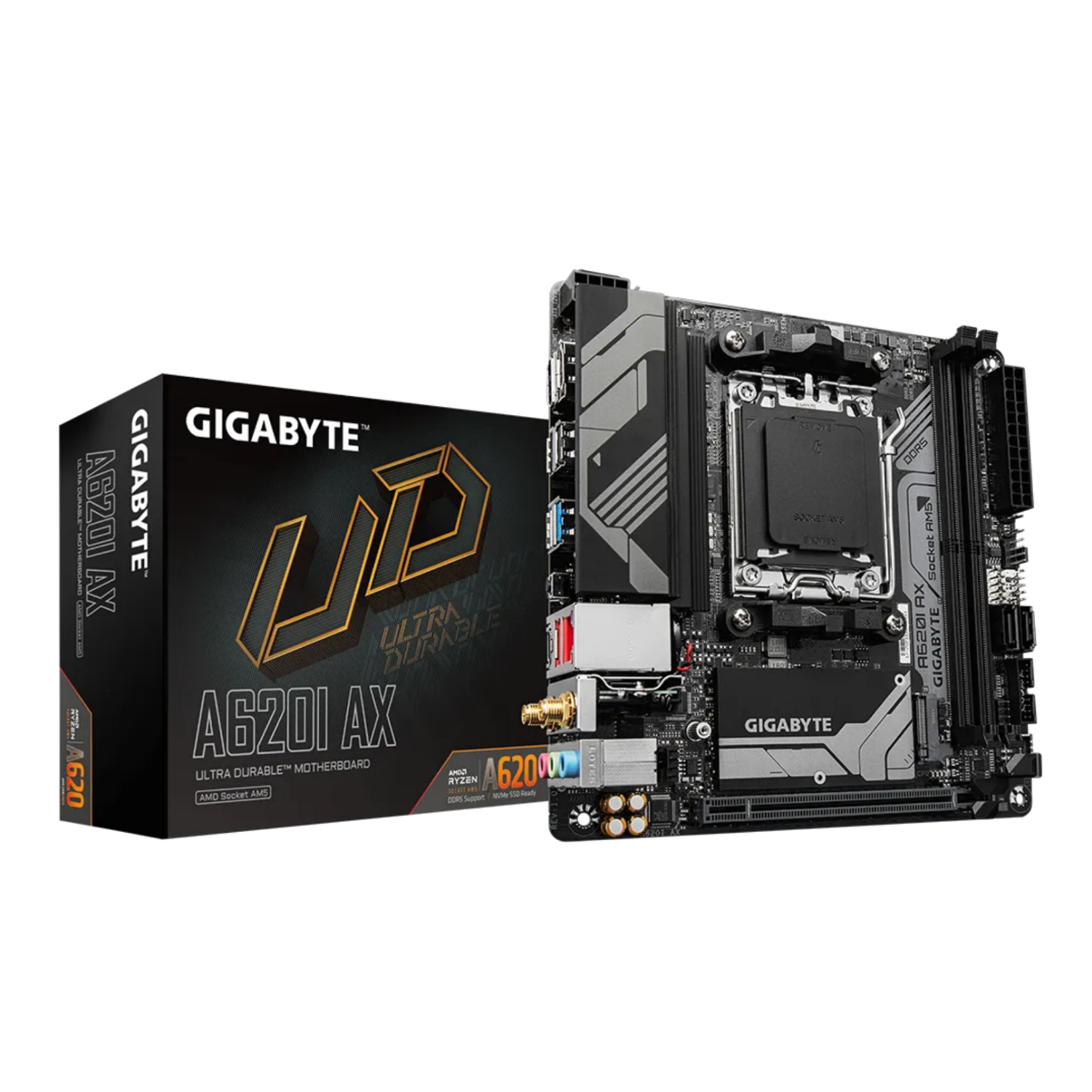 GIGABYTE A620I AX AMD A620 Mini-ITX Socket AM5 Motherboard