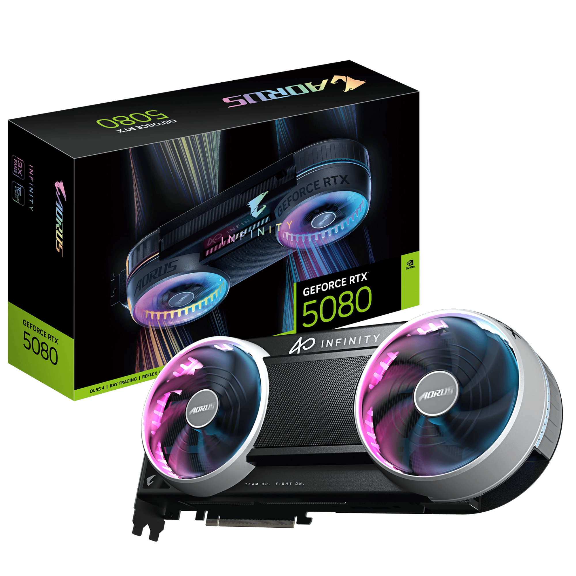 GIGABYTE GeForce RTX 5080 AORUS INFINITY 16G Graphics Card