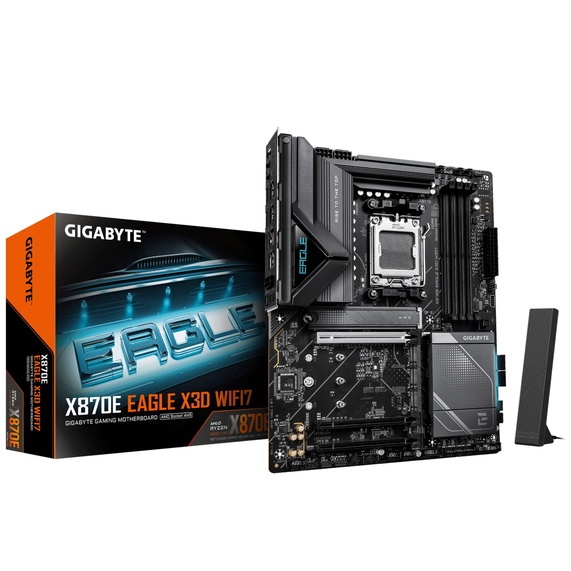 Gigabyte X870E EAGLE X3D WIFI7 AMD Socket AM5 ATX Motherboard