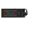 GameMax Pulse 4-in-1 Pro Keyboard Mouse Headset Mouse Pad Combo Kit