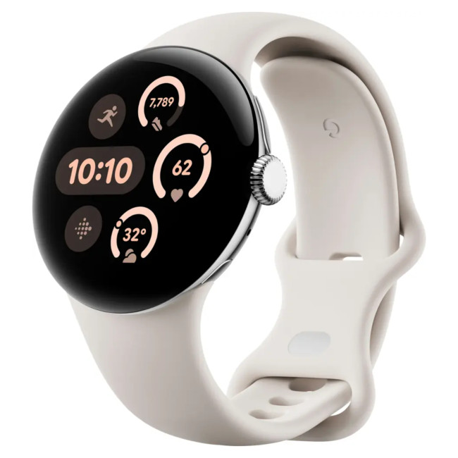 Google Pixel Watch 3 41mm Qualcomm Cortex M33 32GB 4G LTE Smartwatch with Band - Porcelain