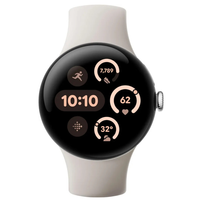 Google Pixel Watch 3 41mm Qualcomm Cortex M33 32GB 4G LTE Smartwatch with Band - Porcelain