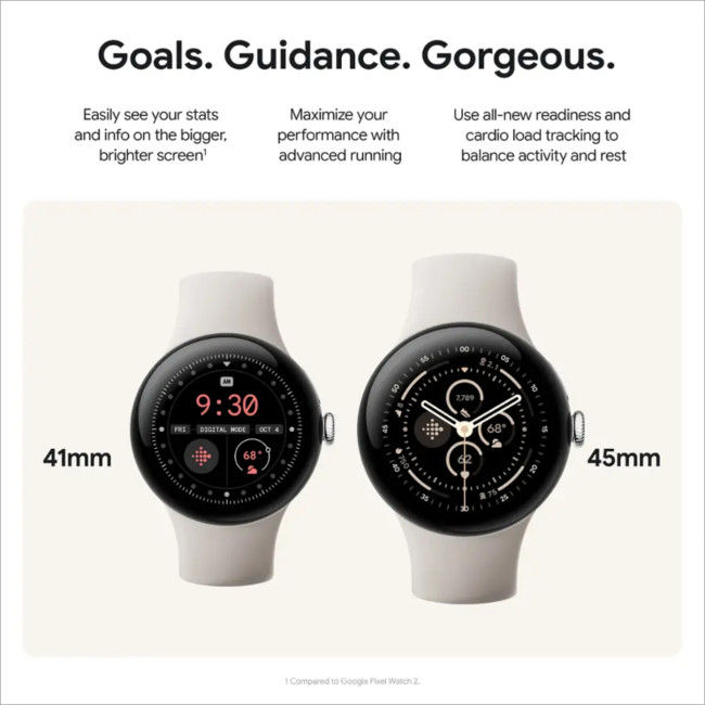 Google Pixel Watch 3 41mm Qualcomm Cortex M33 32GB 4G LTE Smartwatch with Band - Porcelain