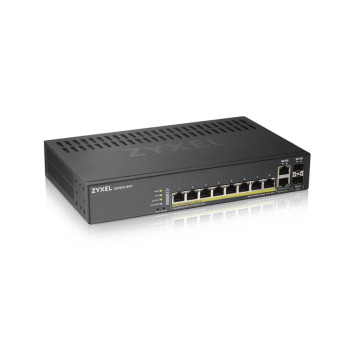 Zyxel GS1920-8HPV2 8-Port Layer 2 Smart Managed PoE Switch with 2 Uplink Ports