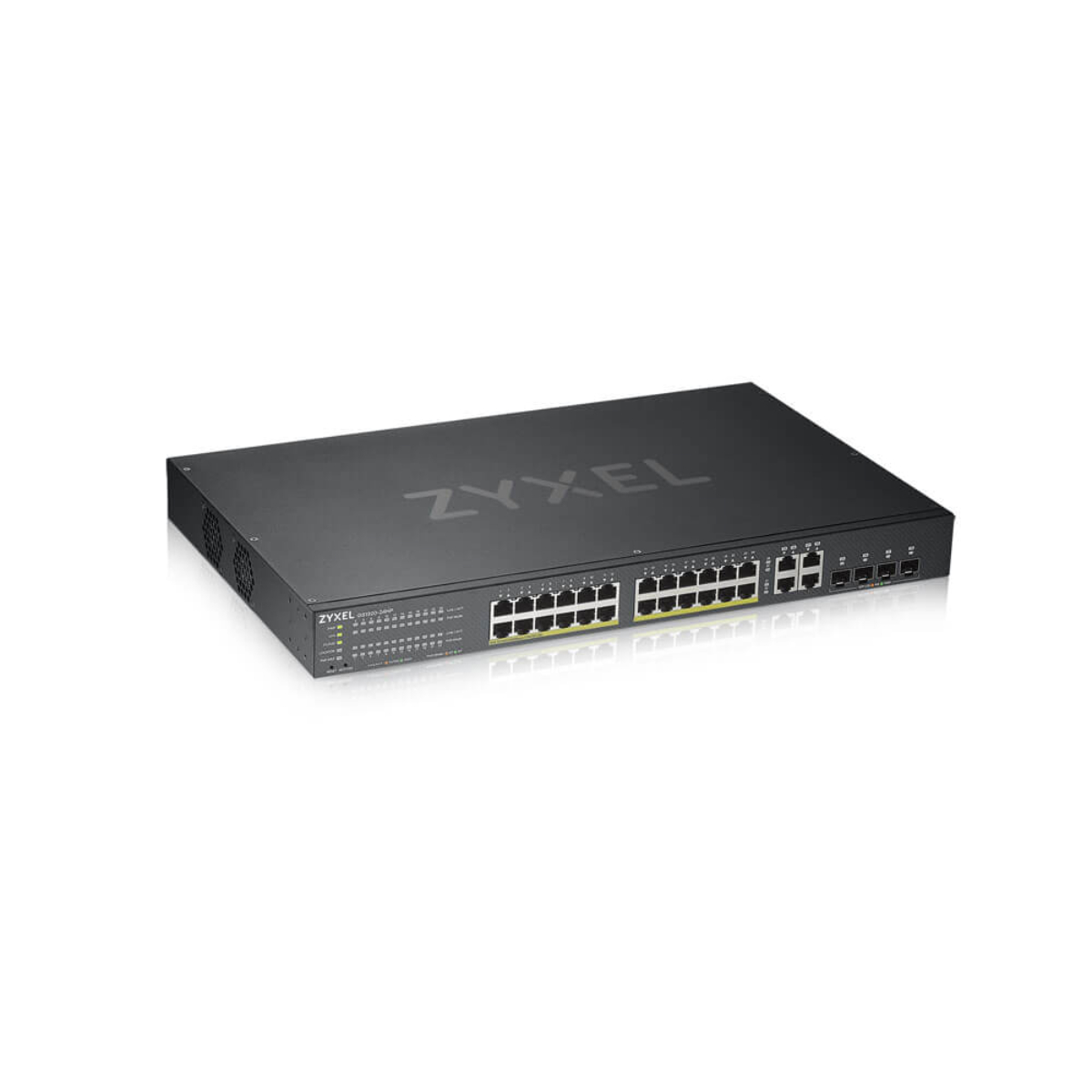 Zyxel Black Gs1920-24Hpv2 24-Port Layer 2 Smart Managed Poe Switch With 4 Uplink Ports
