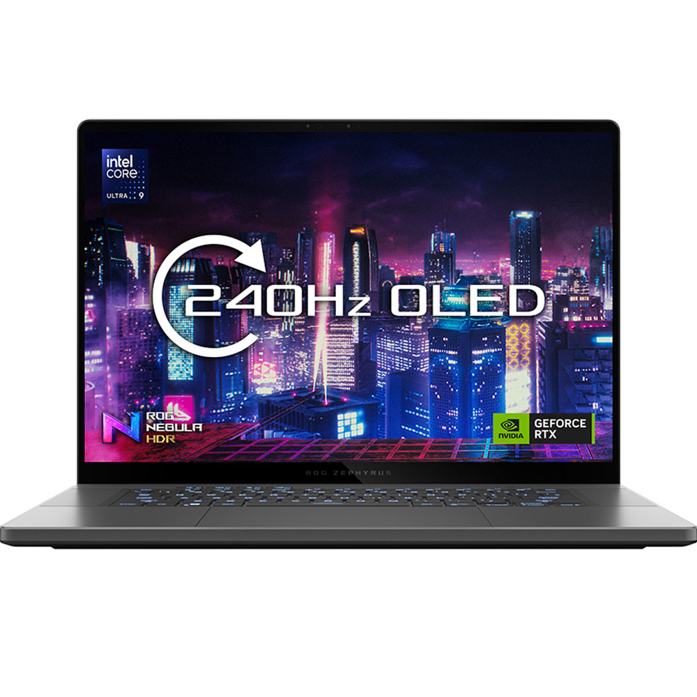 Refurbished ASUS ROG Zephyrus G16 OLED Intel Core Ultra 9 185H 32GB RAM 1TB SSD 16" 240Hz RTX 4070 Windows 11 Home Gaming Laptop