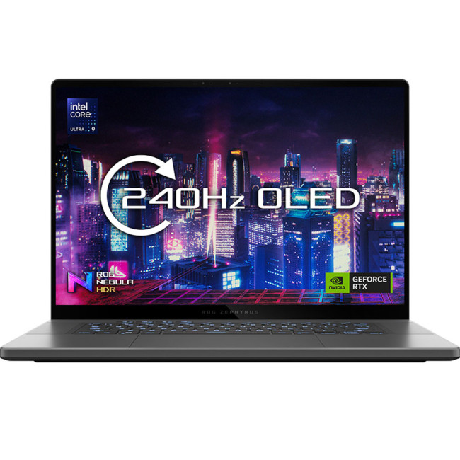 Refurbished ASUS ROG Zephyrus G16 Intel Core Ultra 9 185H 32GB RAM 1TB SSD 16" OLED 240Hz RTX 4070 Windows 11 Home Gaming Laptop
