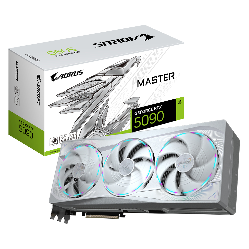 【ジャンク品】GIGABYTE AORUS GeForce RTX 5090 Gigabyte AORUS RTX 5090 MASTER ICE: GV-N5090AORUSM ICE-32GD
