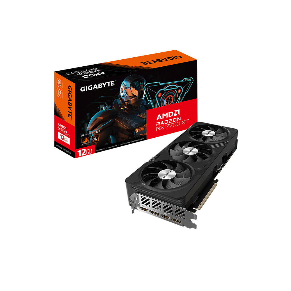 GIGABYTE Radeon RX 7700 XT GV-R77XTGAMING OC-12GD GPU