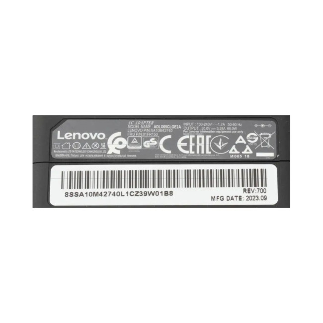 Lenovo GX20L29354 65W AC Power Supply Wall Adapter