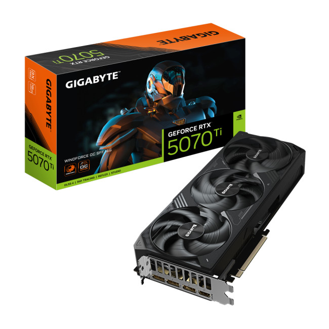 GIGABYTE GeForce RTX 5070 Ti WINDFORCE SFF 16GB OC Graphics Card