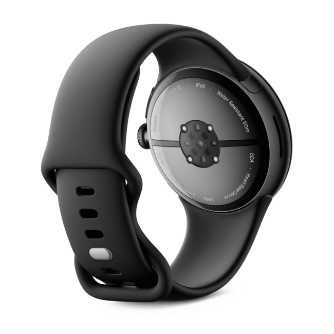 Google Pixel Watch 3 45mm Qualcomm Cortex M33 32GB Wifi Black Smartwatch with Additional Bands Bundle