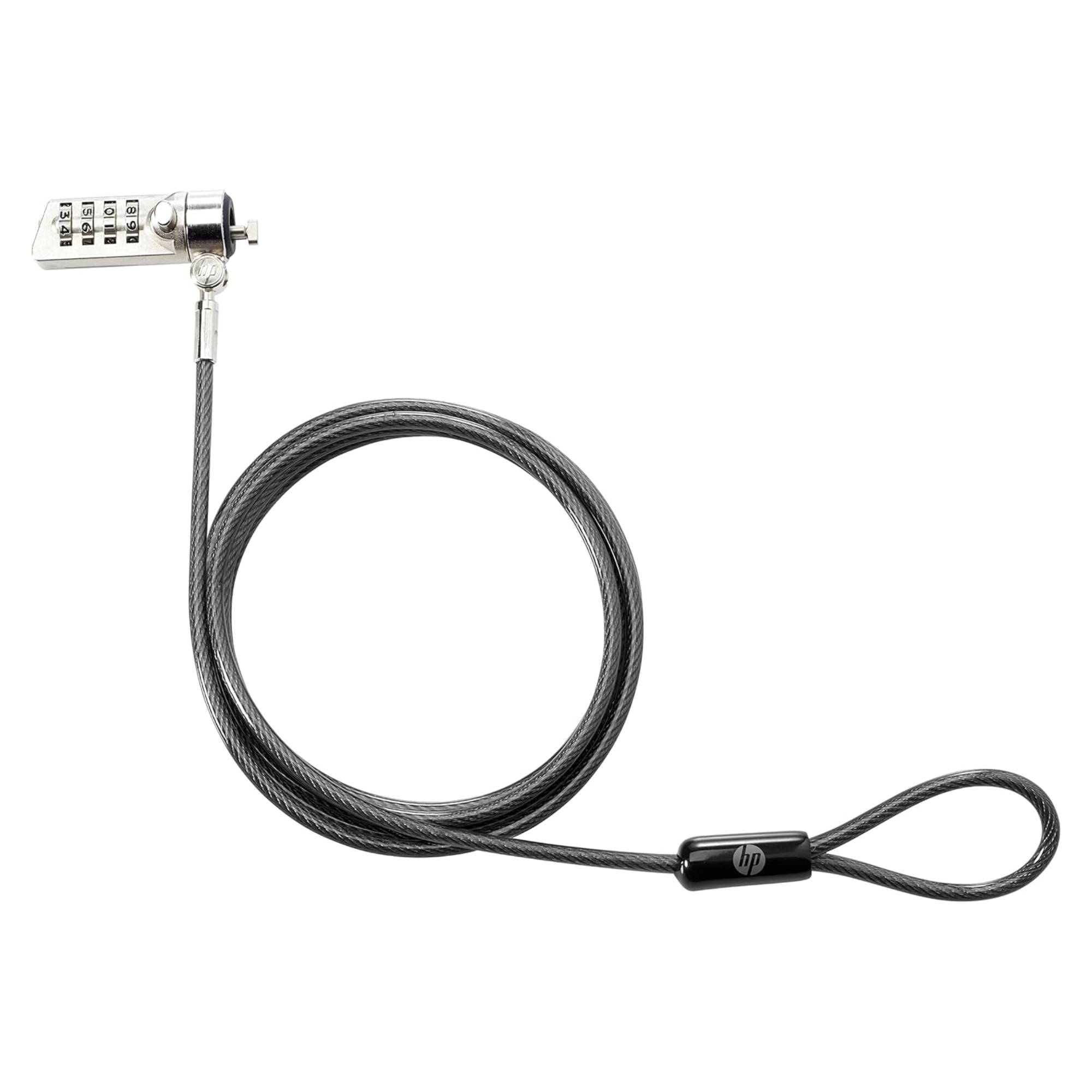 Hp Light Refurbished Essential 4 Digit Combination Code 1.22Meter Security Lock Cable 4.4 Diameter