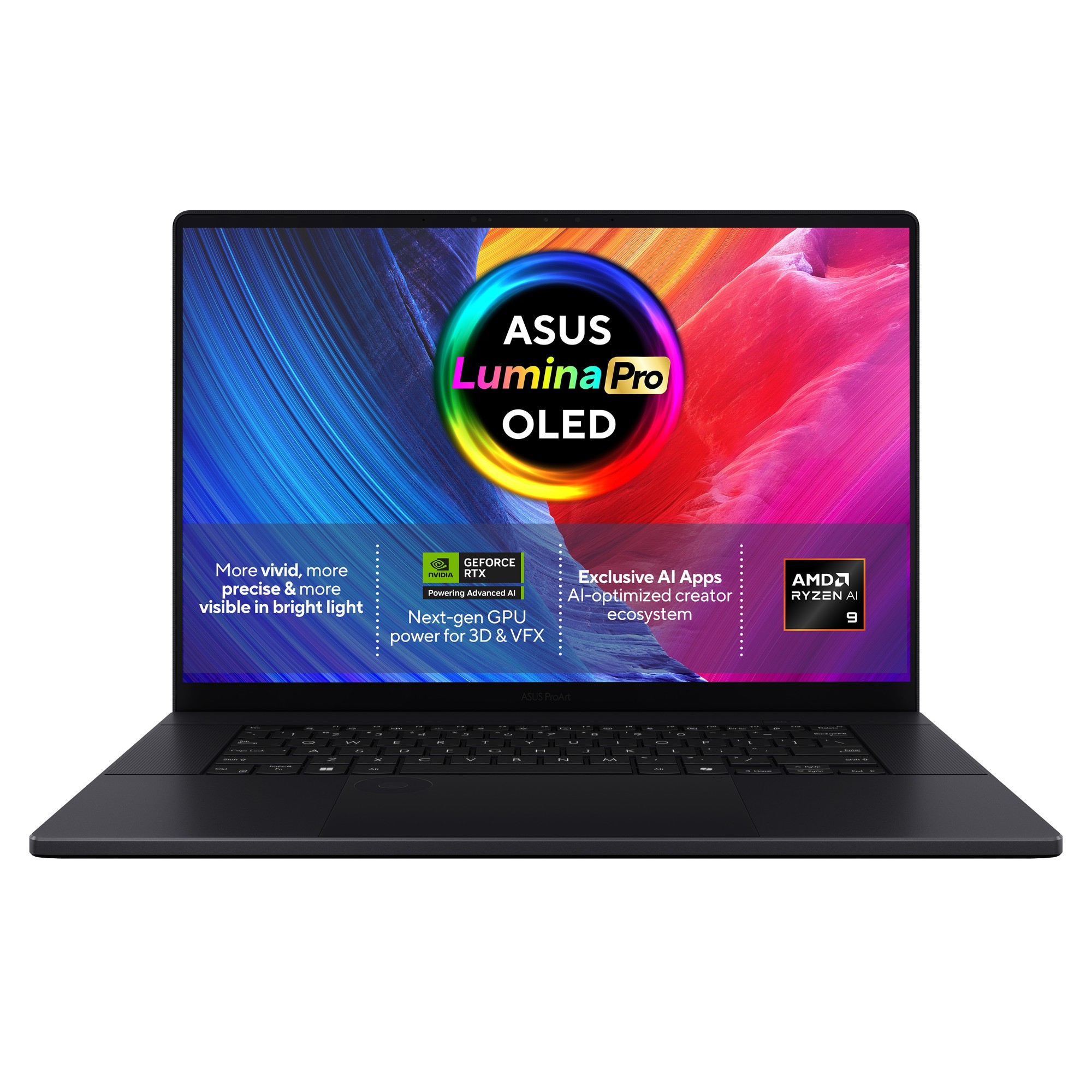 ASUS ProArt P16 H7606GP-SR011W AMD Ryzen AI 9 465 16 GB RAM 1 TB SSD GeForce RTX 5070 (16") Touchscreen 3K Windows 11 Home Laptop