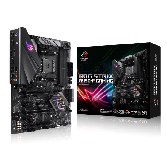 ASUS ROG STRIX B450-F Gaming Motherboard AMD AM4 Socket DDR4 SATA 6Gbps NVMe M.2