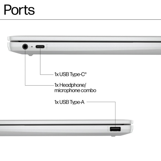 Refurbished HP ChromeBook 14a-nf0002sa Intel N100 4GB RAM 128GB UFS 14" ChromeOS Laptop