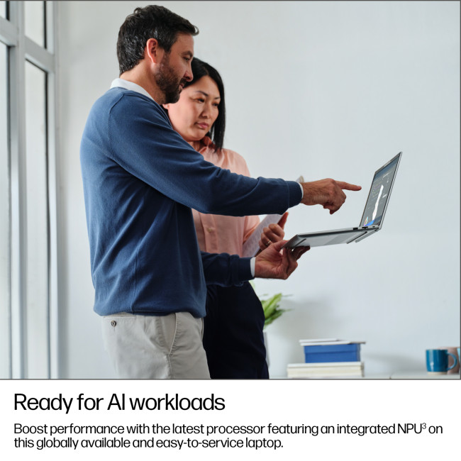 HP EliteBook 6 G1i AD4M2ET Notebook AI Intel Core Ultra 5 225U 16GB RAM 512GB SSD 13.3" WUXGA Windows 11 Pro Laptop