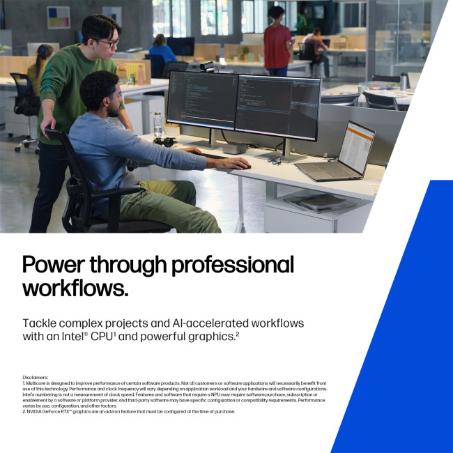 HP ZBook X G1i B72YDET Data Science AI Mobile Workstation Intel Core Ultra 9 285H 64GB RAM 2TB SSD RTX PRO 2000 8GB 16" WUXGA Windows 11 Pro Laptop