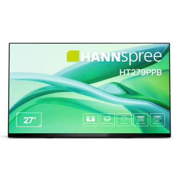 HANNspree HT279PPB 27" Full HD ADS Smart Adjustable Stand 10-Point TouchScreen Monitor with Speakers