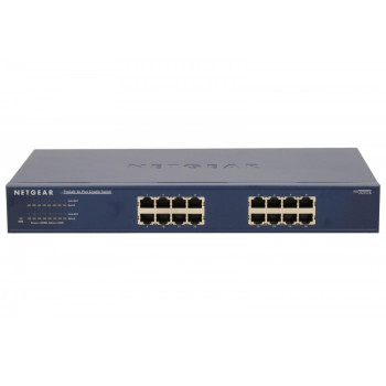 NETGEAR ProSafe JGS516 Gigabit Ethernet Switch 16x 10/100/1000 - Blue